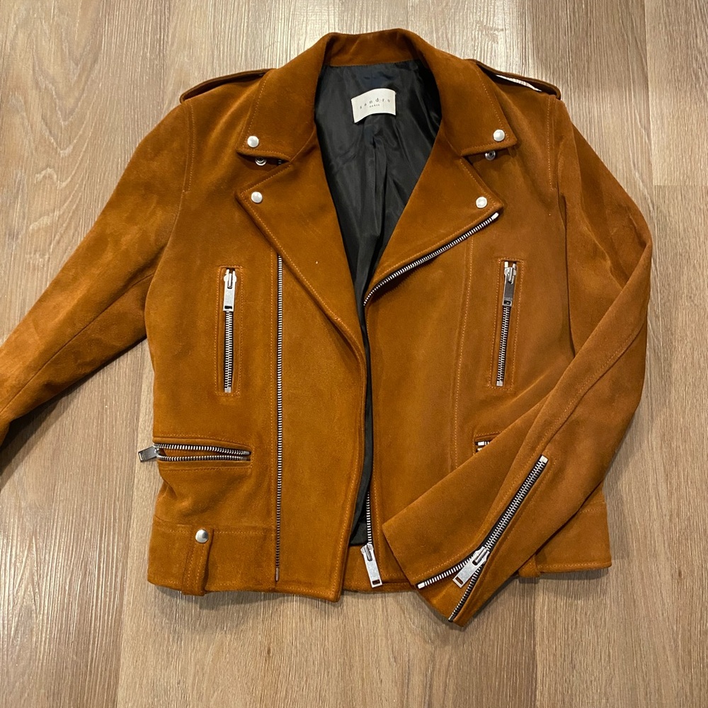 Used Sandro Paris Leather Jacket